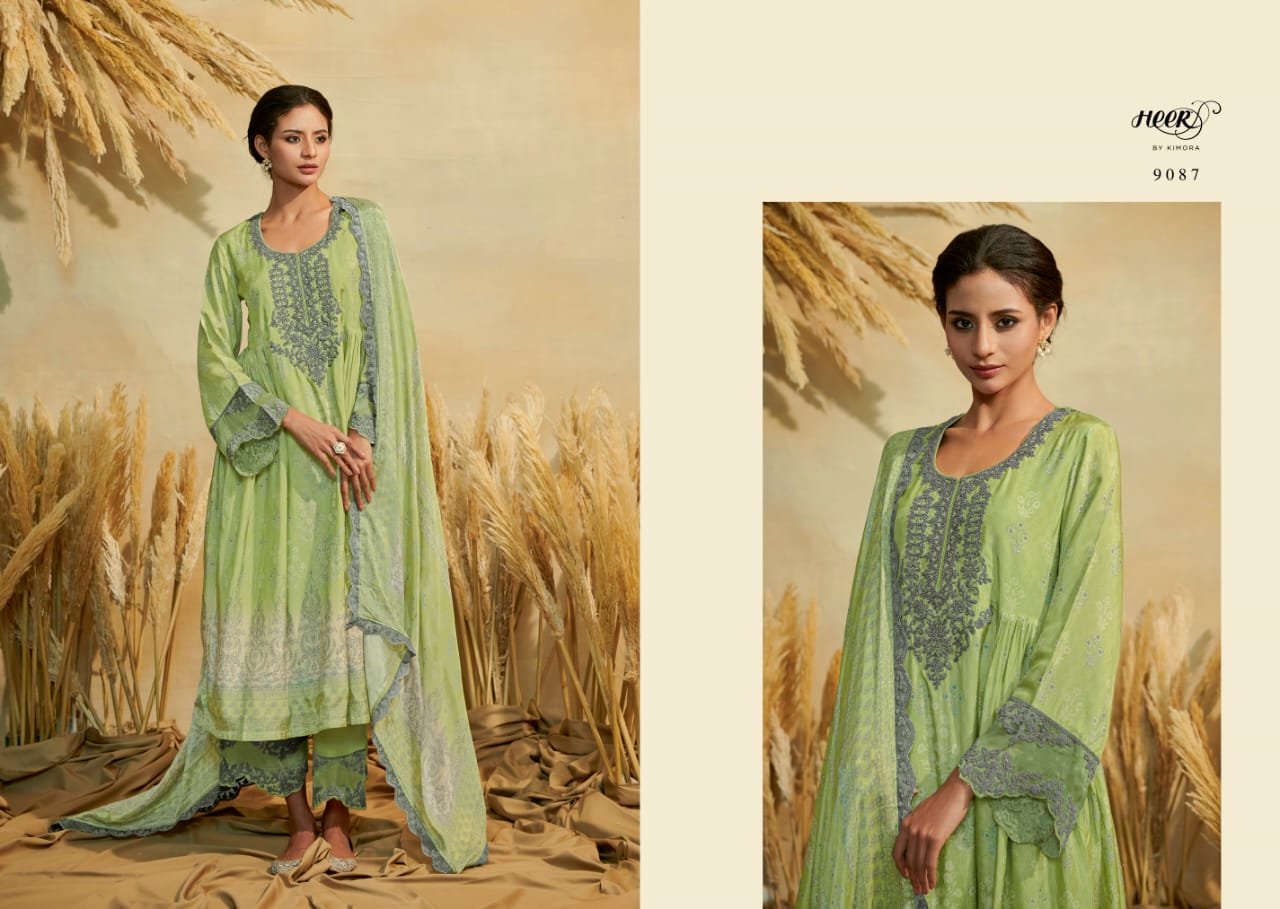 Husniya By Kimora Heer Designer Salwar Suits Catalog